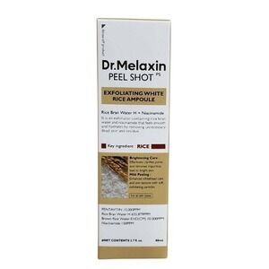 Melaxin Peel Shot Exfoliating White Rice Ampoule Brightening‎ Care for All Skin